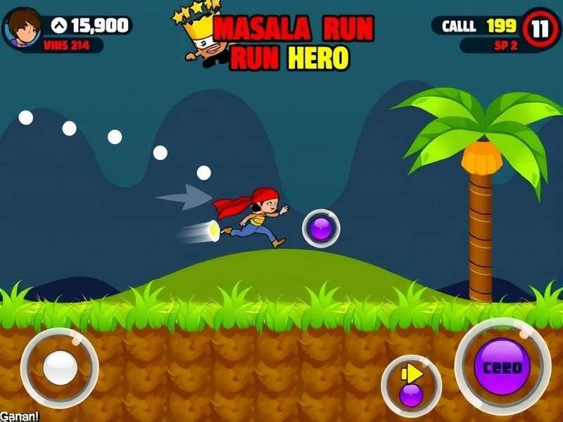 Masala Run Hero Game Screenshot